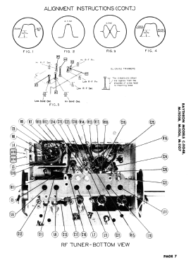 Raytheon M-1107 Ch= 12AX27; Belmont Radio Corp. (ID = 2946065) Television