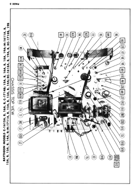 Raytheon M-1612B Ch= 16AY28; Belmont Radio Corp. (ID = 2856272) Television