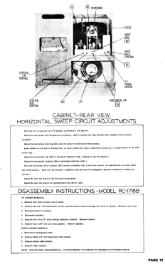 Raytheon M-1711A Ch= 17AY24; Belmont Radio Corp. (ID = 2857965) Television