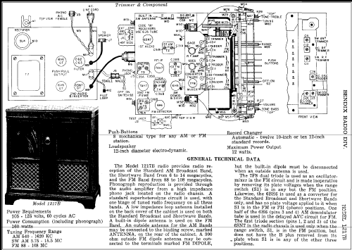 1217B ; Bendix Radio (ID = 279743) Radio