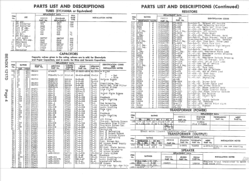 1217D ; Bendix Radio (ID = 1399889) Radio