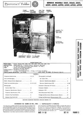 3051 ; Bendix Radio (ID = 2782287) Fernseh-R