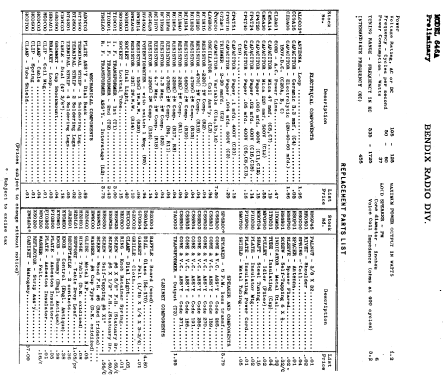 646A ; Bendix Radio (ID = 331605) Radio