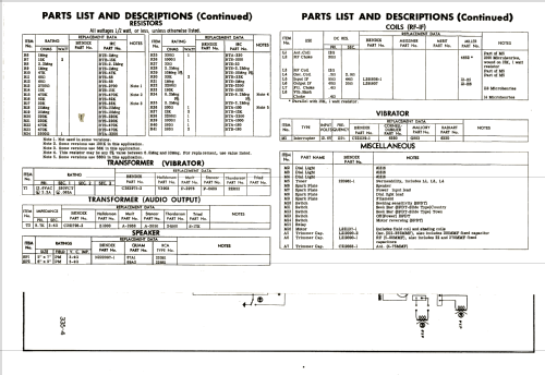 Continental 6BC 4047424 ; Bendix Radio (ID = 1952857) Car Radio