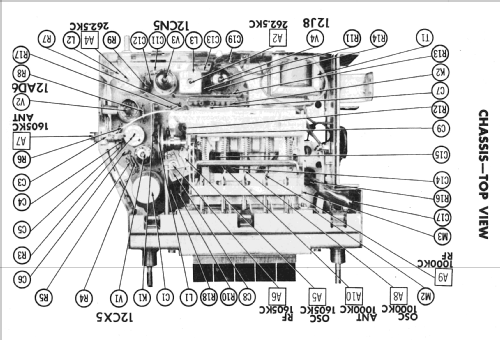 Ford 74BF Ch= FEG-18805; Bendix Radio (ID = 2604718) Car Radio