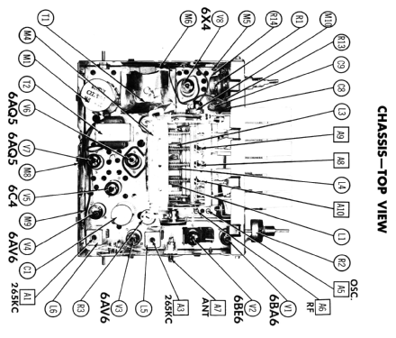 Lincoln Cosmopolitan 5BH ; Bendix Radio (ID = 2652606) Car Radio