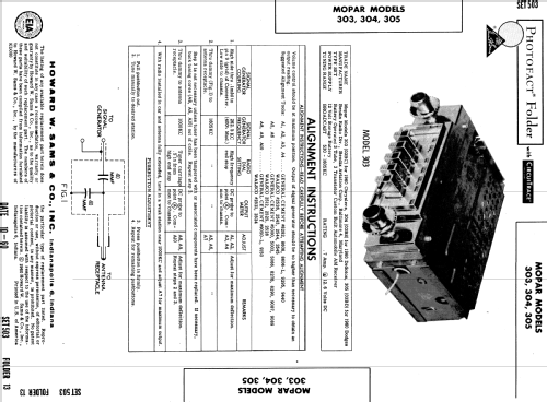 Dodge R03BD; Bendix Radio (ID = 523223) Car Radio