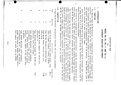 RA-1J ; Bendix Radio (ID = 1937222) Commercial Re