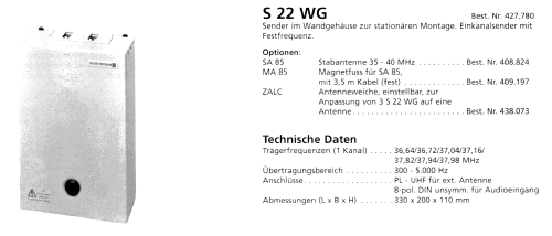 S 22 WG Best.Nr. 427.780; Beyer; Berlin, (ID = 1826091) Commercial Tr