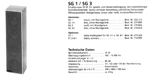 Schallgruppe SG 1; Beyer; Berlin, (ID = 1833586) Lautspr.-K