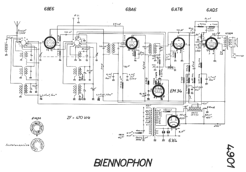 4901; Biennophone; Marke (ID = 15118) Radio