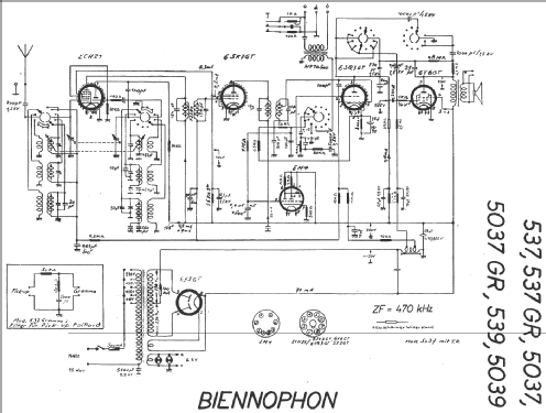 5035-5037 5037; Biennophone; Marke (ID = 15066) Radio