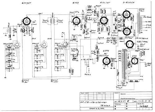 HF-TR-Verstärker 18 Watt; Biennophone; Marke (ID = 2264967) Radio