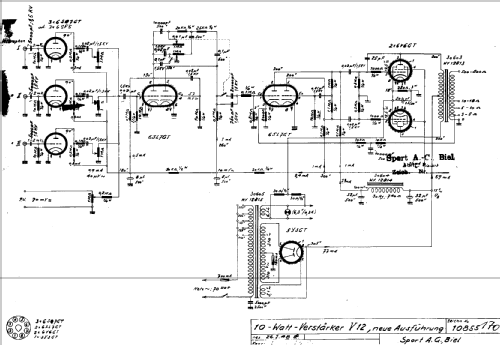 NF-Verstärker 12; Biennophone; Marke (ID = 678001) Ampl/Mixer