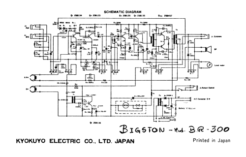 Cassette Recorder BR-300; Bigston Kyokuyo (ID = 719242) R-Player