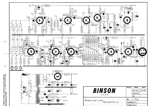 Echorec PE603-TU-6; Binson; Milano (ID = 2753688) Enrég.-R