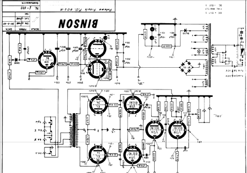 PO 601; Binson; Milano (ID = 843311) Ampl/Mixer