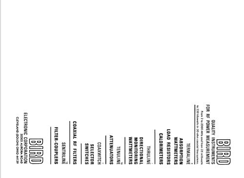 Dummy Load 8890; Bird Technologies, (ID = 1719912) Equipment