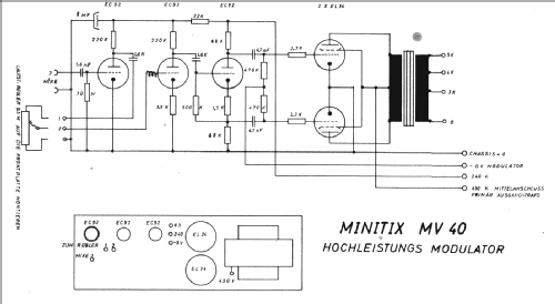 Minitix MV40; Bitter, Radio-; (ID = 364464) Ampl/Mixer