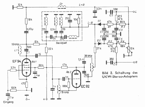 UKW/FM Stereo-Empfangsteil - Adapter, Decoder 411 R.16; Metz Transformatoren (ID = 1135172) mod-past25