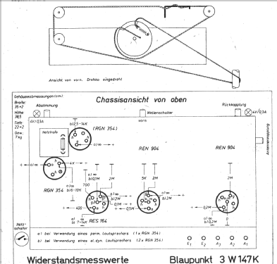 3W147K; Blaupunkt Ideal, (ID = 256866) Radio