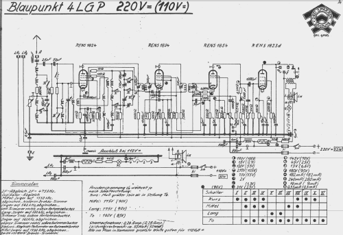 4LGP; Blaupunkt Ideal, (ID = 848572) Radio