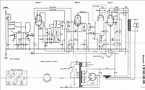 4W649H - 4W649H/B; Blaupunkt Ideal, (ID = 10968) Radio