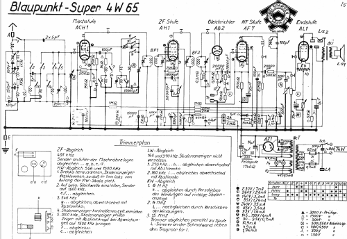 4W65H; Blaupunkt Ideal, (ID = 849403) Radio