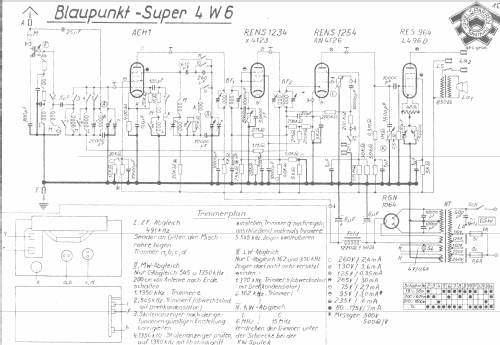 4W6; Blaupunkt Ideal, (ID = 848582) Radio