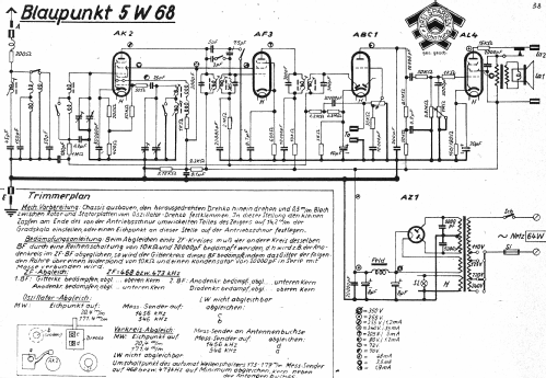 5W68; Blaupunkt Ideal, (ID = 854668) Radio