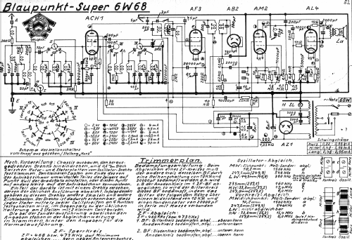 6W68P; Blaupunkt Ideal, (ID = 857677) Radio