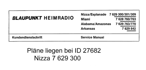 Amazonas 7.629.770; Blaupunkt Ideal, (ID = 968986) Radio
