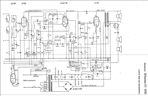 Arkansas 57 4345 Ch= 2340; Blaupunkt Ideal, (ID = 11065) Radio