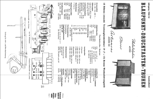 Arkansas Vollstereo 40320 Ch= 10320; Blaupunkt Ideal, (ID = 197544) Radio