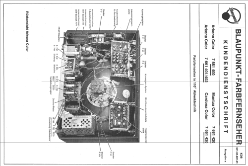 Arkona Color 7.661.400; Blaupunkt Ideal, (ID = 390284) Television