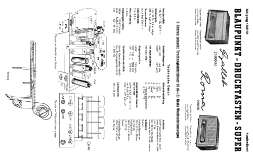 Ballett 20000; Blaupunkt Ideal, (ID = 195436) Radio