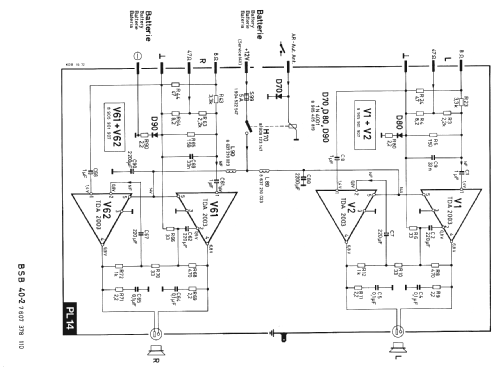 Stereo Booster BSB 40-2 7.607.378.110; Blaupunkt Ideal, (ID = 560369) Ampl/Mixer