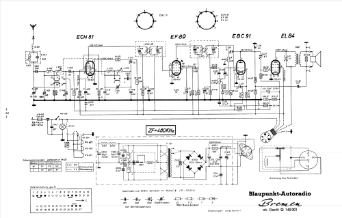 Bremen ab G 140001; Blaupunkt Ideal, (ID = 691638) Car Radio