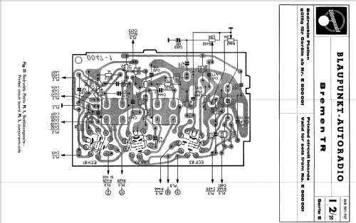 Bremen TR ab E 800001; Blaupunkt Ideal, (ID = 623350) Car Radio