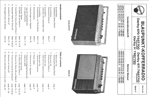 Derby 671 7.657.710; Blaupunkt Ideal, (ID = 389695) Radio