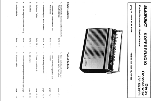 Derby Commander 7.651.560; Blaupunkt Ideal, (ID = 97492) Radio