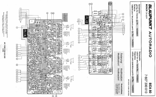 Equalizer Amplifier BEA 80 7.607.390.010; Blaupunkt Ideal, (ID = 504940) Ampl/Mixer