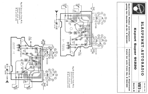 Export Super 91220 ab E 160001; Blaupunkt Ideal, (ID = 202773) Car Radio