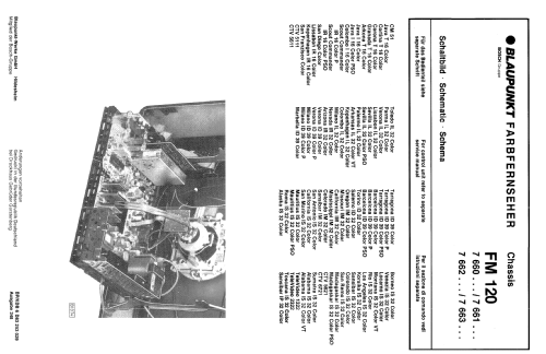 Farbfernsehchassis Ch= FM120; Blaupunkt Ideal, (ID = 1969683) Televisore