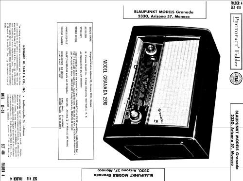 Granada 3D 2330 ; Blaupunkt Ideal, (ID = 770106) Radio