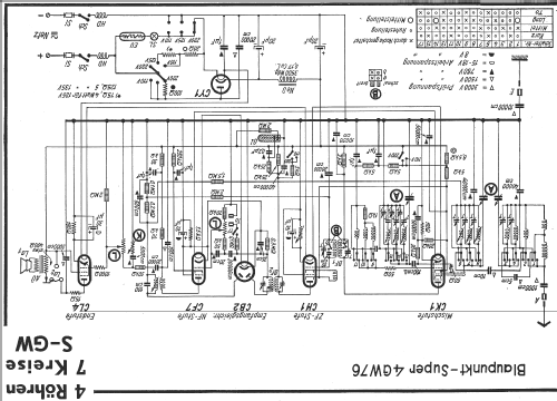 Großsuper 4GW76; Blaupunkt Ideal, (ID = 13777) Radio