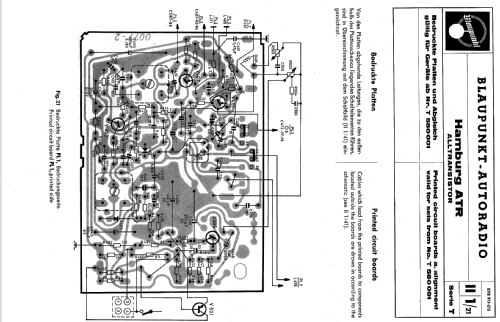 Hamburg ATR Alltransistor ab T 580001; Blaupunkt Ideal, (ID = 832283) Car Radio