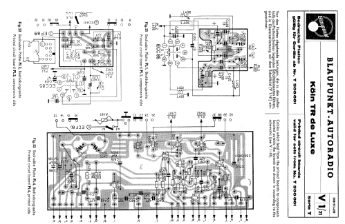 Köln TR de Luxe 32701 ab T 500001; Blaupunkt Ideal, (ID = 201768) Car Radio