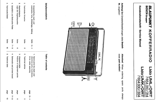 Lido OIRT 7.654.334; Blaupunkt Ideal, (ID = 338135) Radio