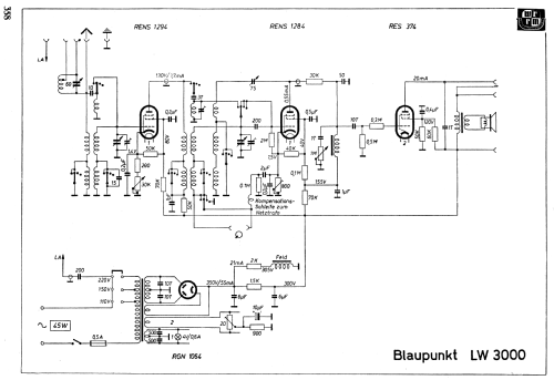 LW3000; Blaupunkt Ideal, (ID = 1739282) Radio